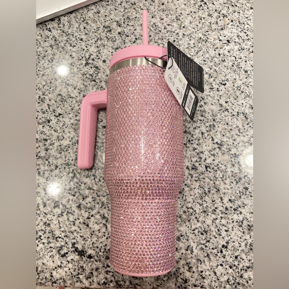 Hydrapeak Limited Edition rose gold pink bling rhinestone crystals tumbler